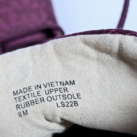 MICHAEL Michael Kors Alistair Booties Combat Boot 8 Red Burgundy New - Picture 7 of 7